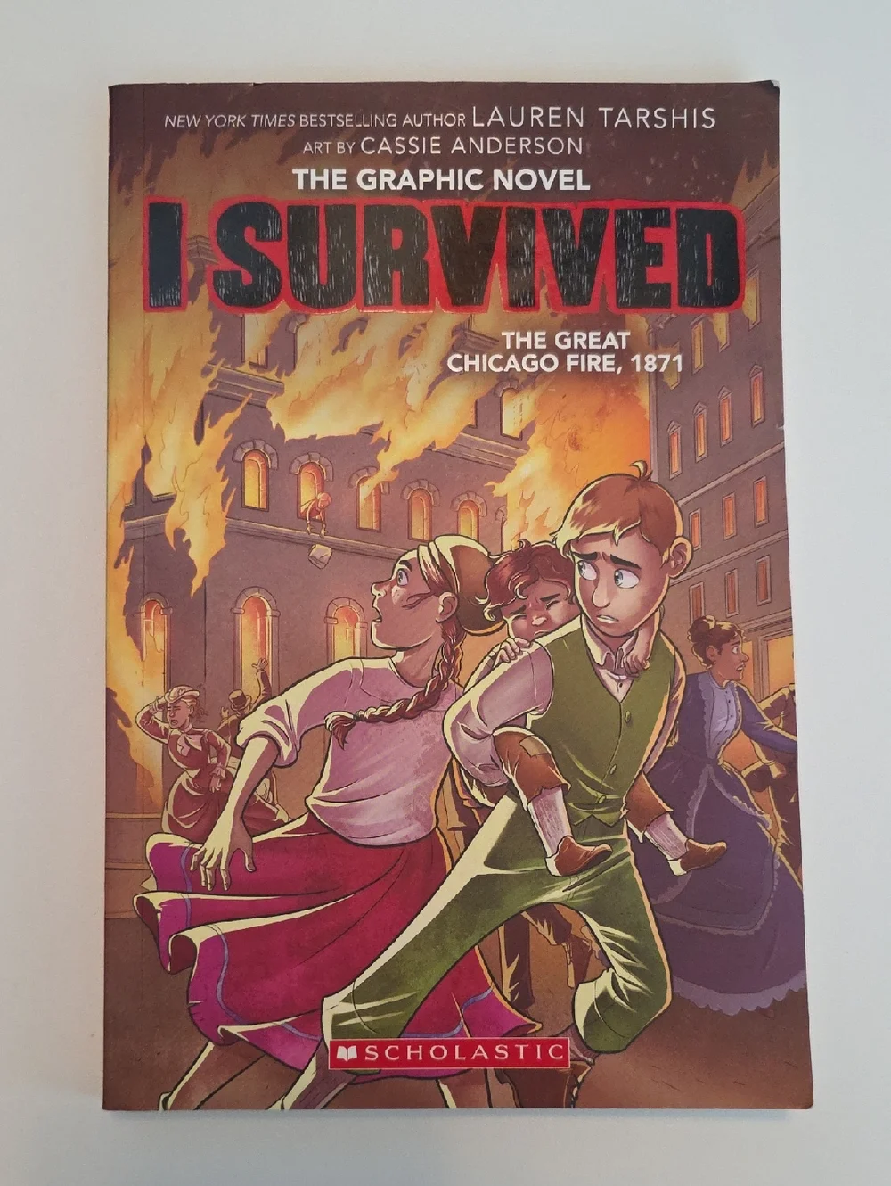 I Survived Graphic Novel Books - Great Chicago Fire, Titanic And Nazi Invasion